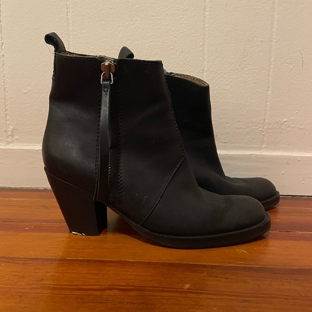 Acne Studios Black Ankle Boots